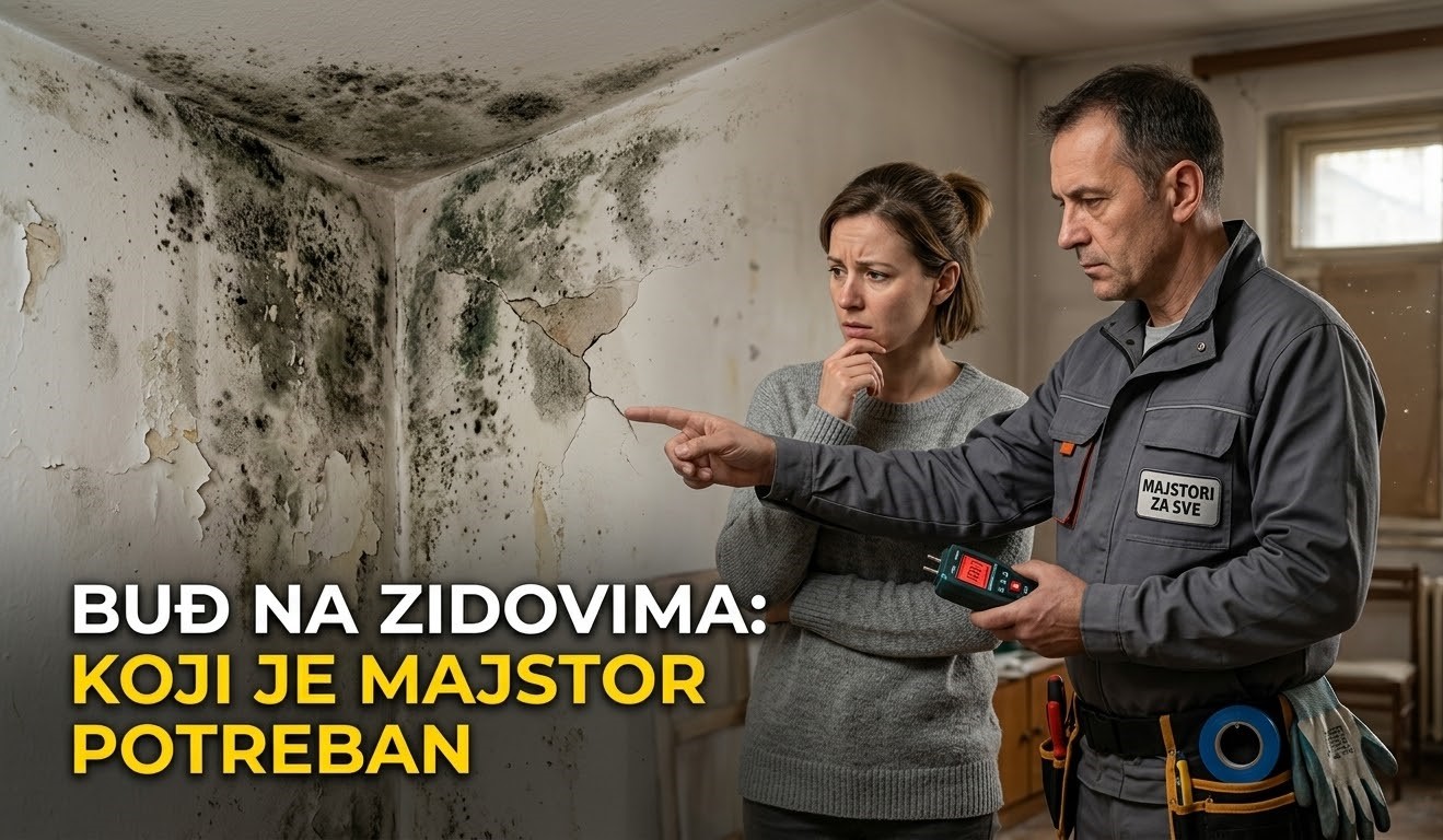 Buđ na zidovima: uzrok i koji je majstor potreban?